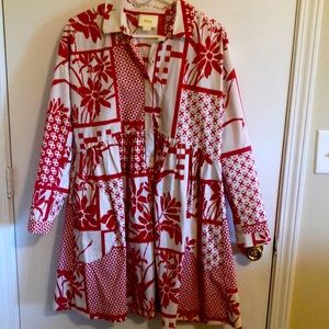 Anthropologie dress with unique pattern!